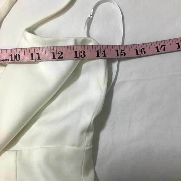 LULU'S S White Destined Romance Spaghetti Strap Backless Maxi Dress NWT B129 - Picture 6 of 12